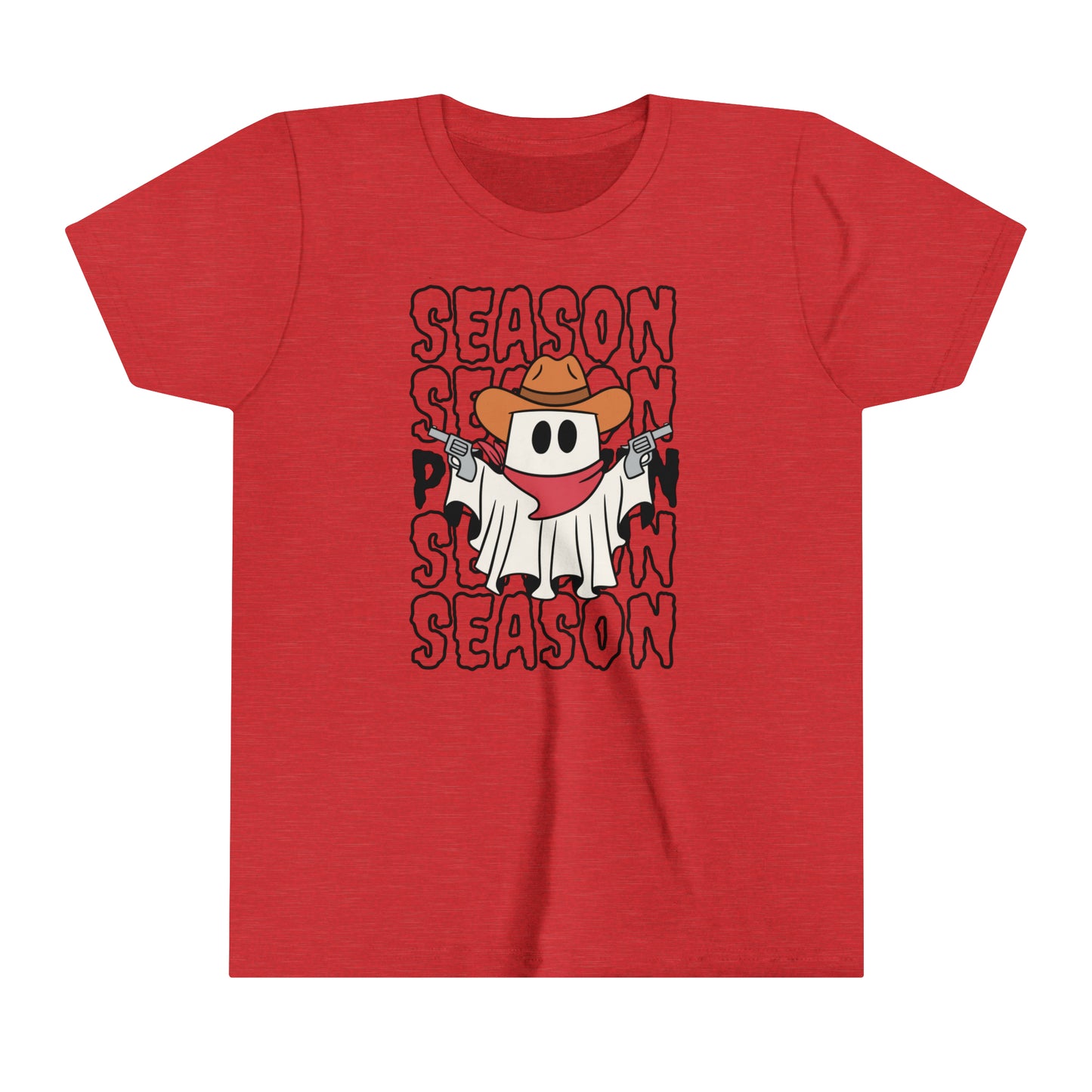 T-shirt à manches courtes pour jeunes - Halloween - Petit Fantôme - 17