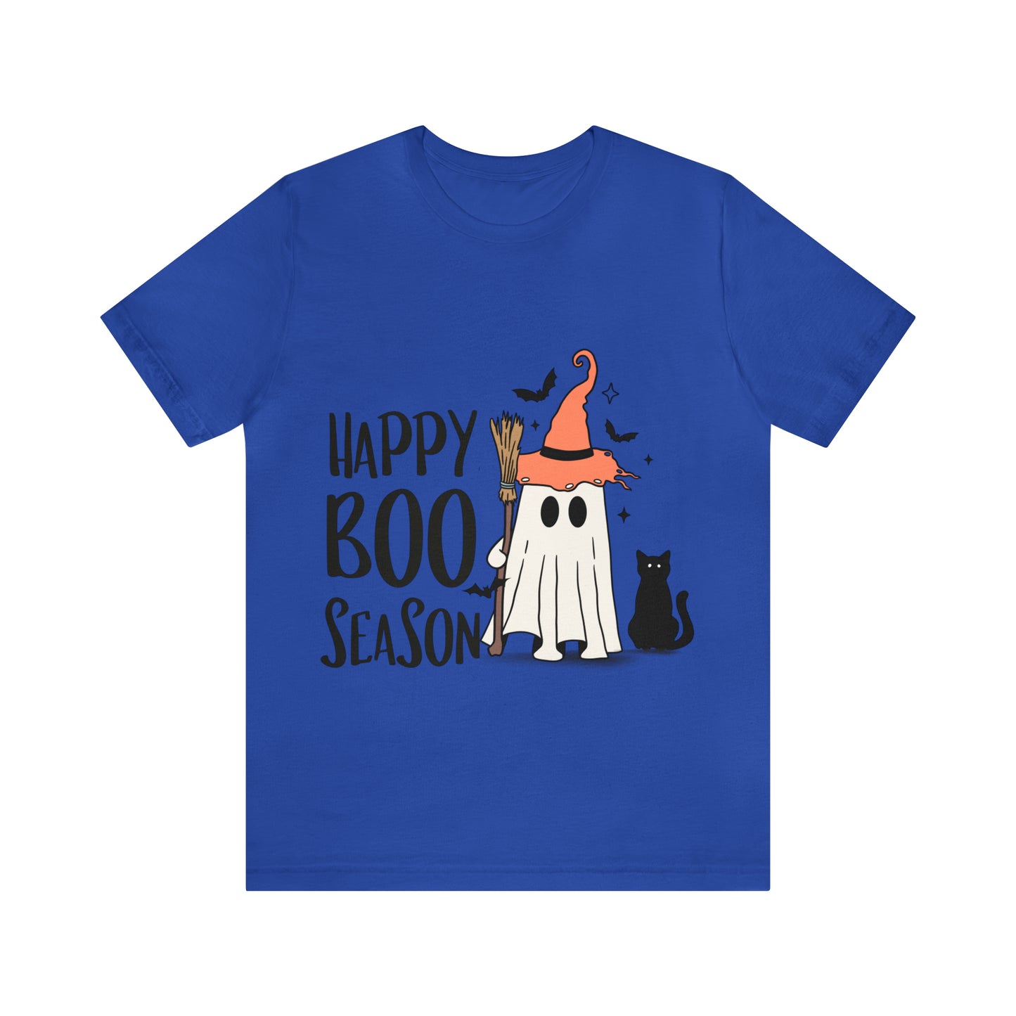 Unisex Jersey Short Sleeve Tee - Halloween - Little Ghost - 22