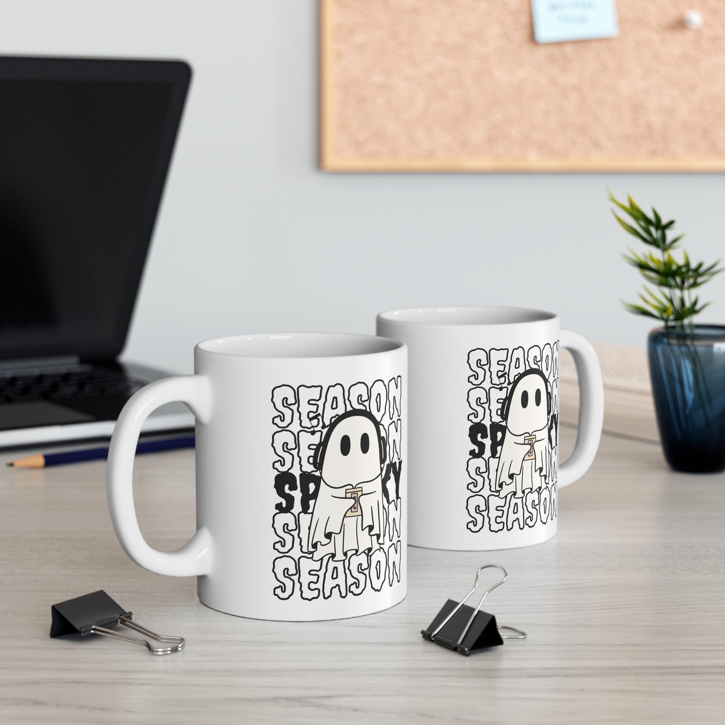 Mug en céramique 11oz - Halloween - Petit Fantôme - 16