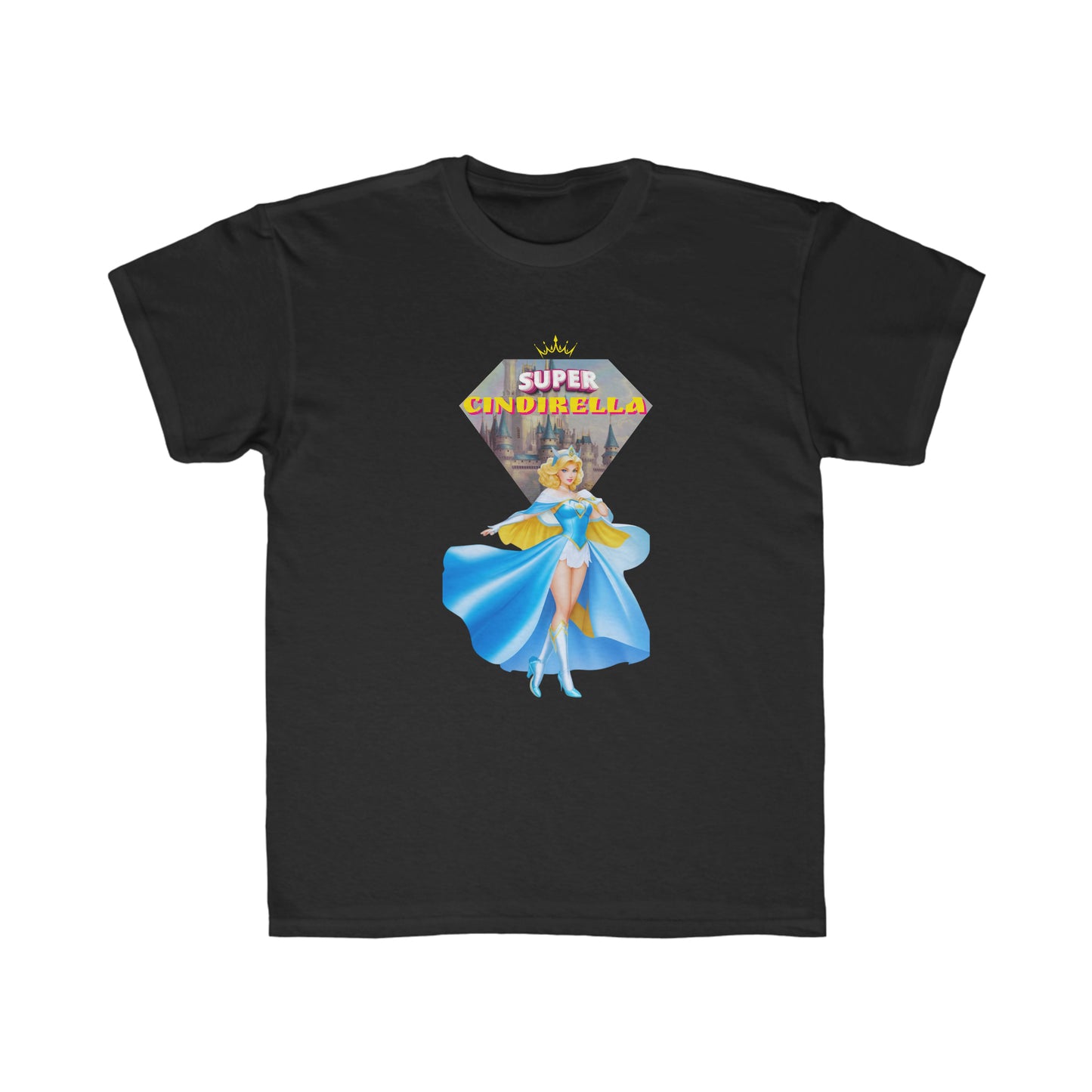Camiseta de corte regular para niños - Princesas Heroína Cindirella