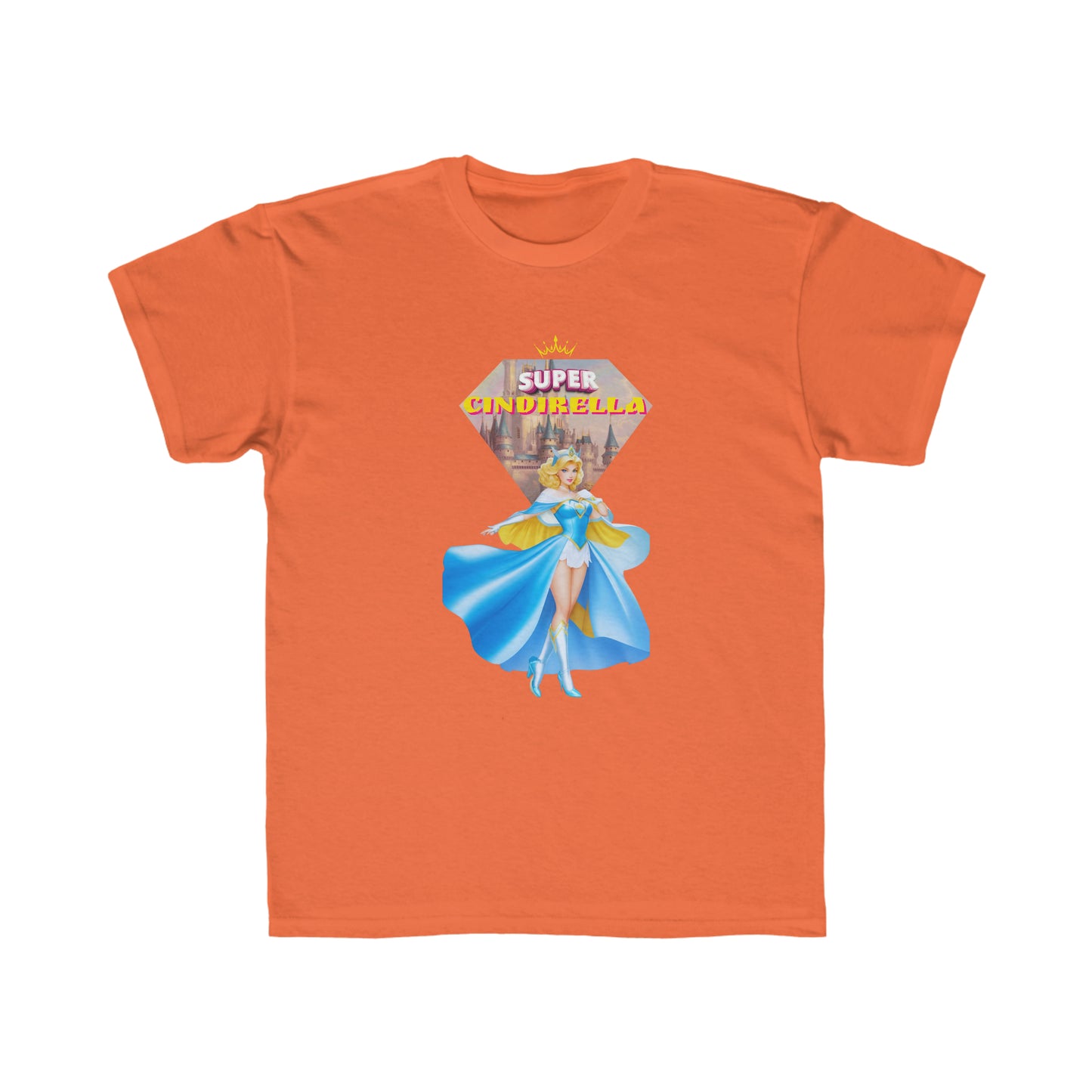 Camiseta de corte regular para niños - Princesas Heroína Cindirella