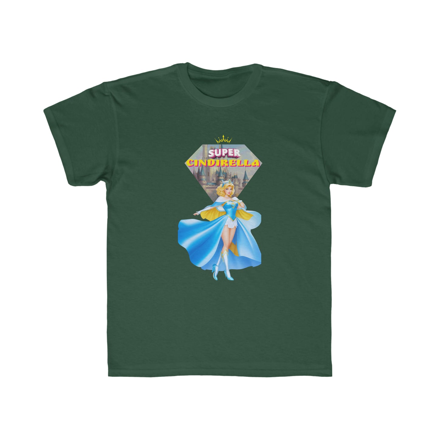 Camiseta de corte regular para niños - Princesas Heroína Cindirella