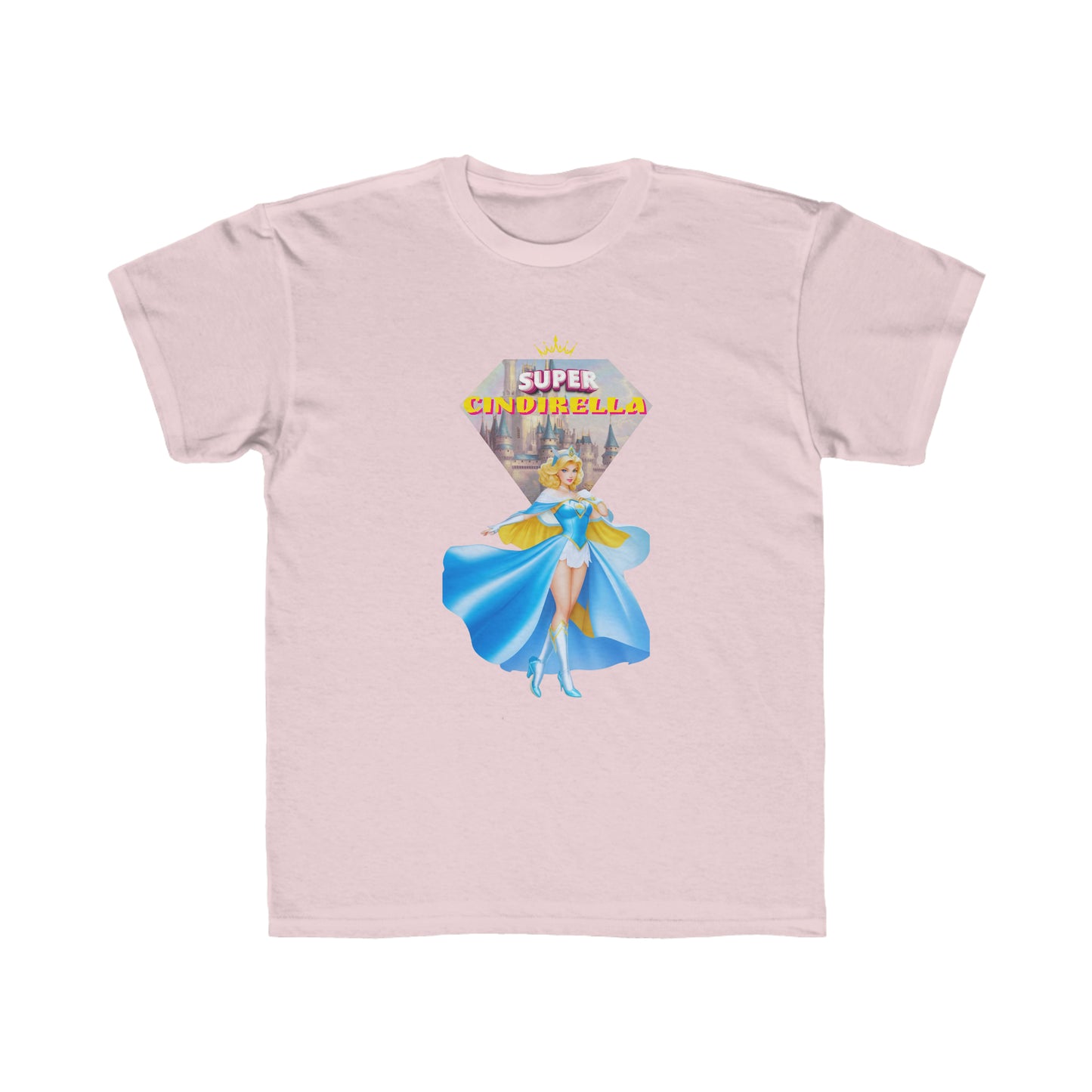 Camiseta de corte regular para niños - Princesas Heroína Cindirella