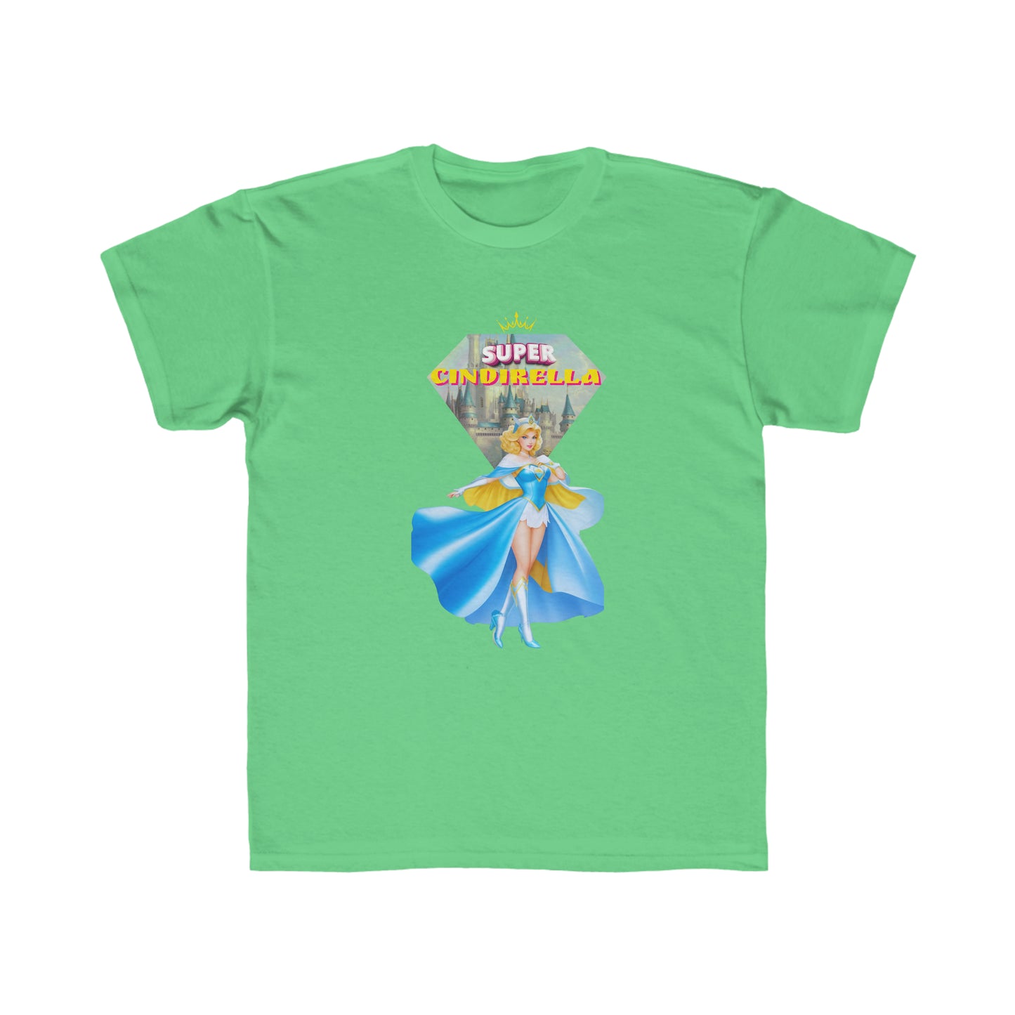 Camiseta de corte regular para niños - Princesas Heroína Cindirella
