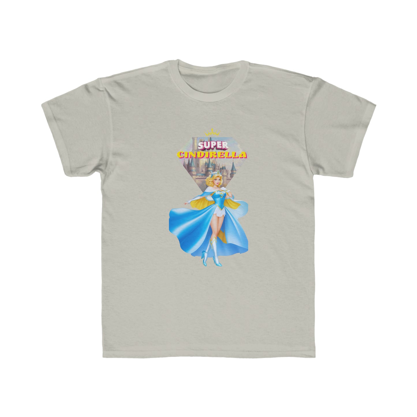 Camiseta de corte regular para niños - Princesas Heroína Cindirella