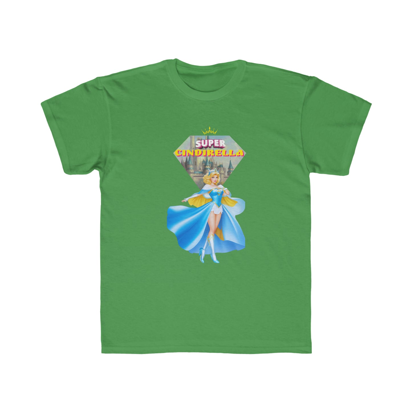 Camiseta de corte regular para niños - Princesas Heroína Cindirella