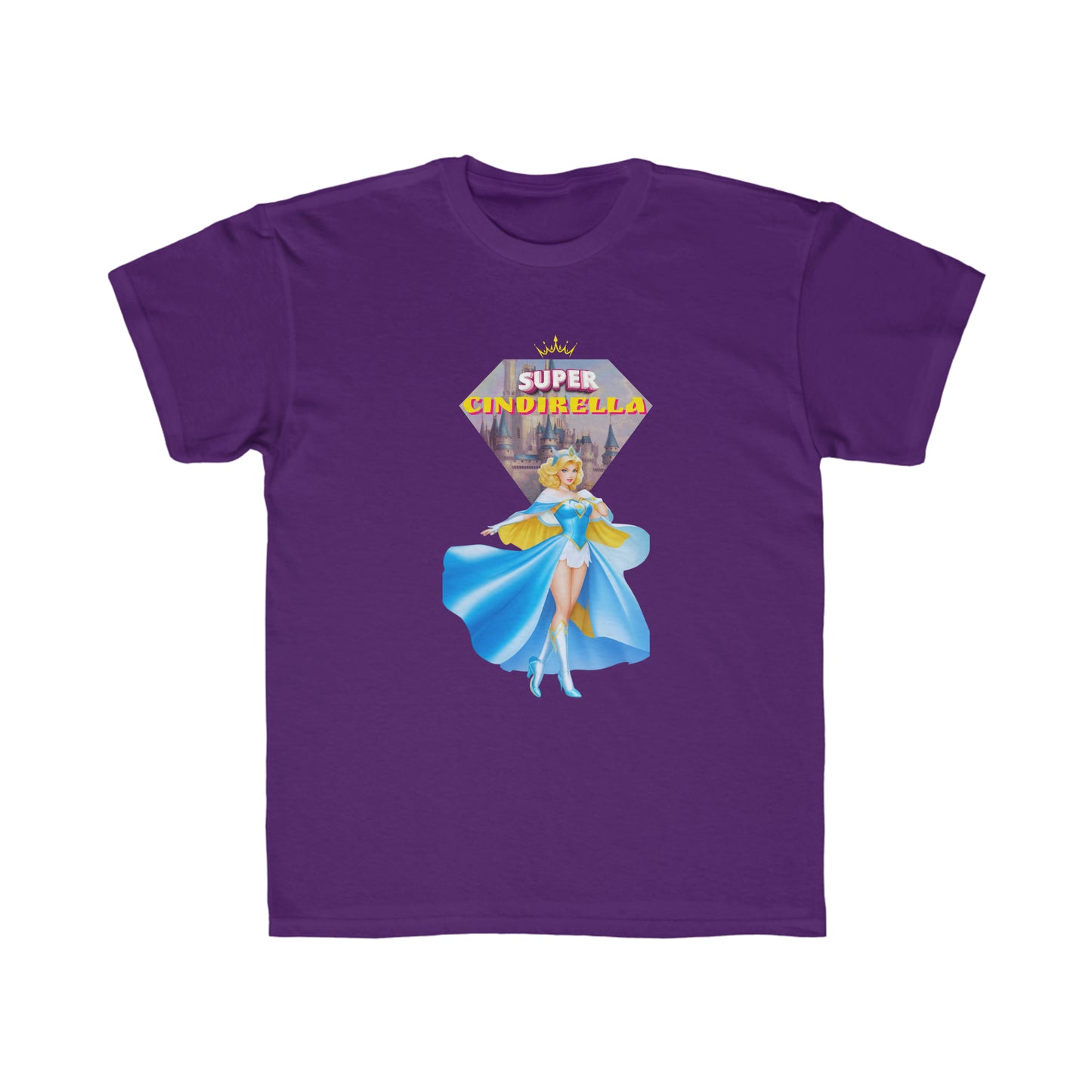 Camiseta de corte regular para niños - Princesas Heroína Cindirella