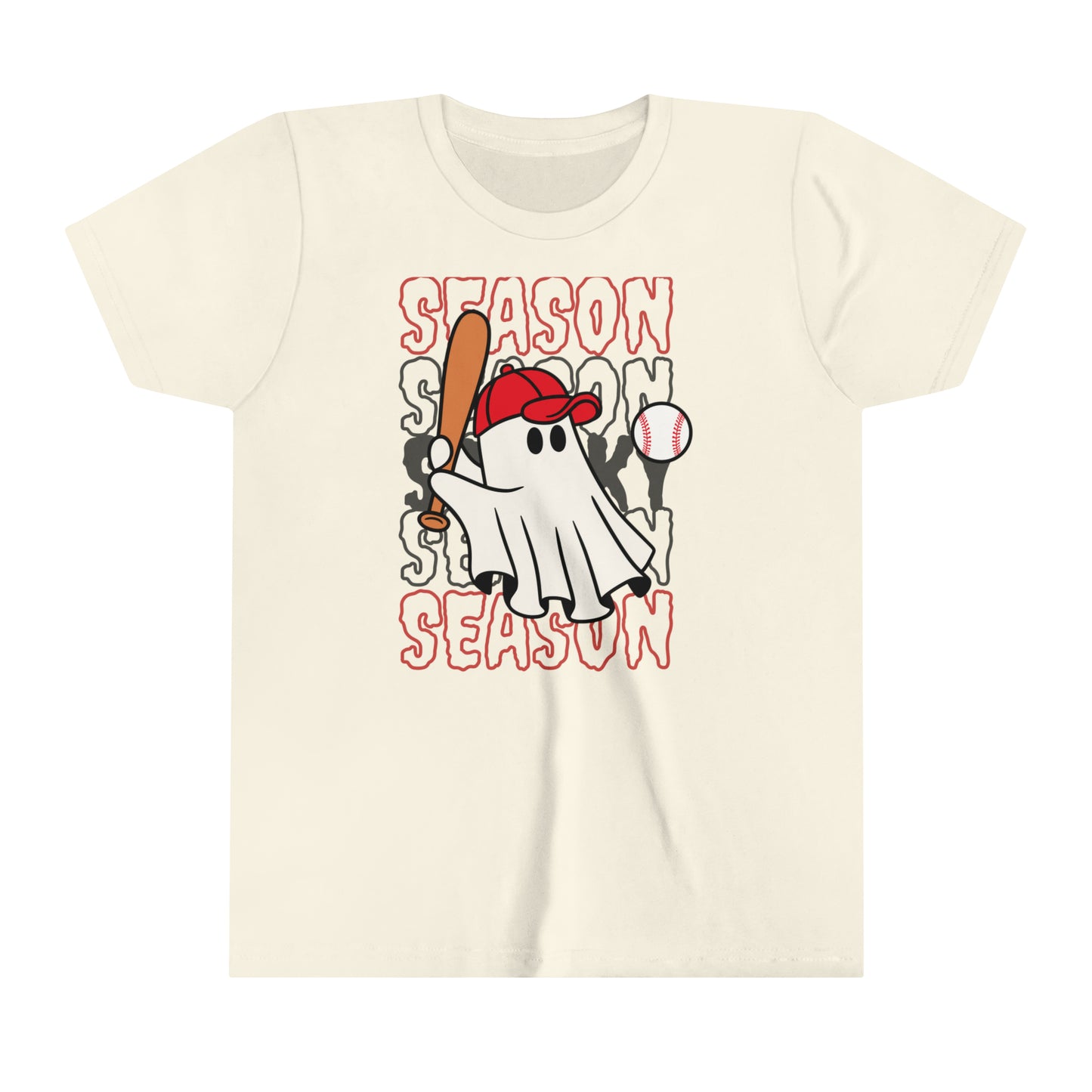 T-shirt à manches courtes pour jeunes - Halloween - Petit Fantôme - 19
