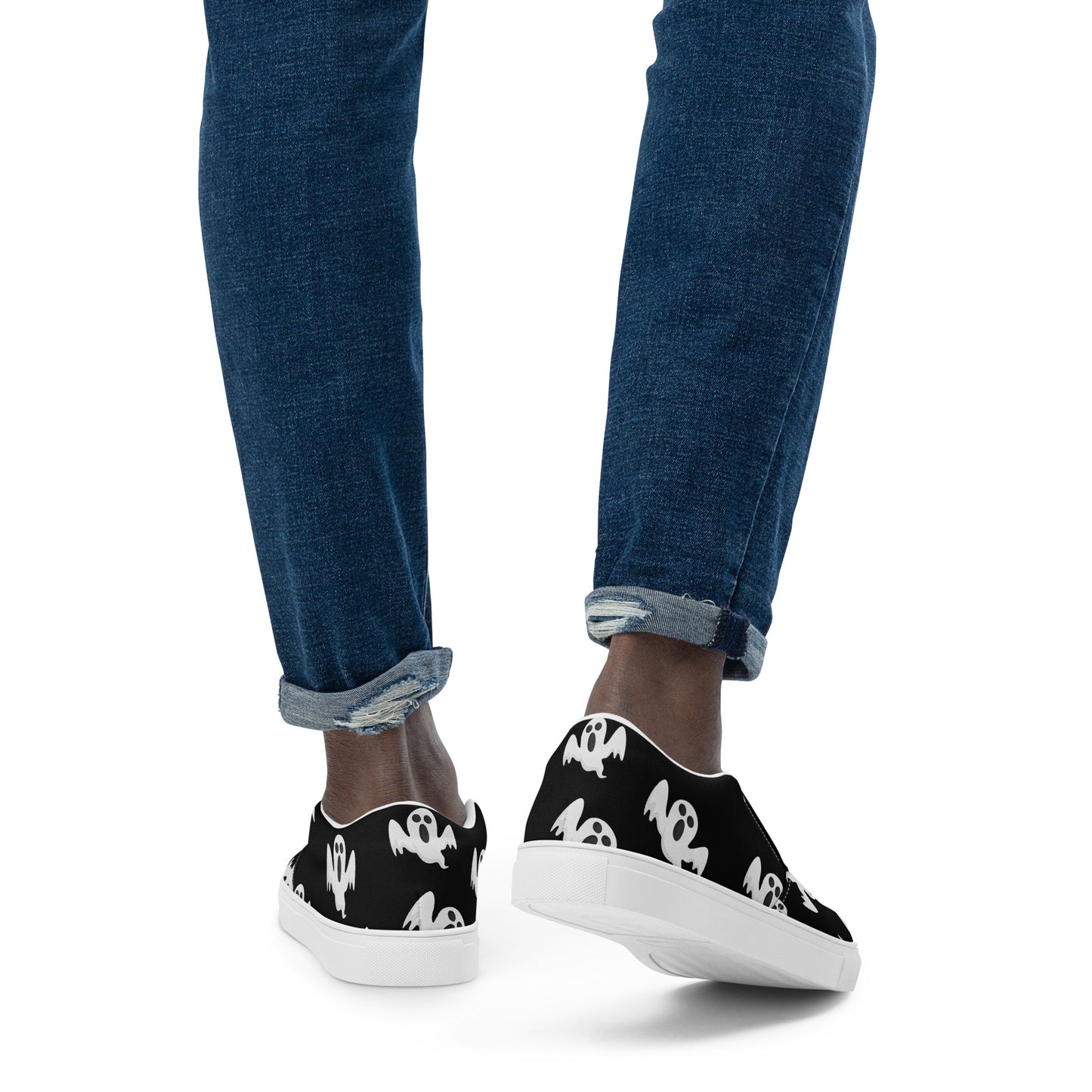 Chaussures à enfiler en toile pour hommes - Halloween - Fantômes
