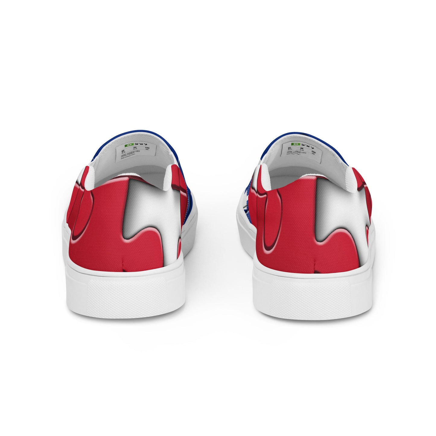 Zapatos de lona sin cordones para hombre - Bandera de Venezuela