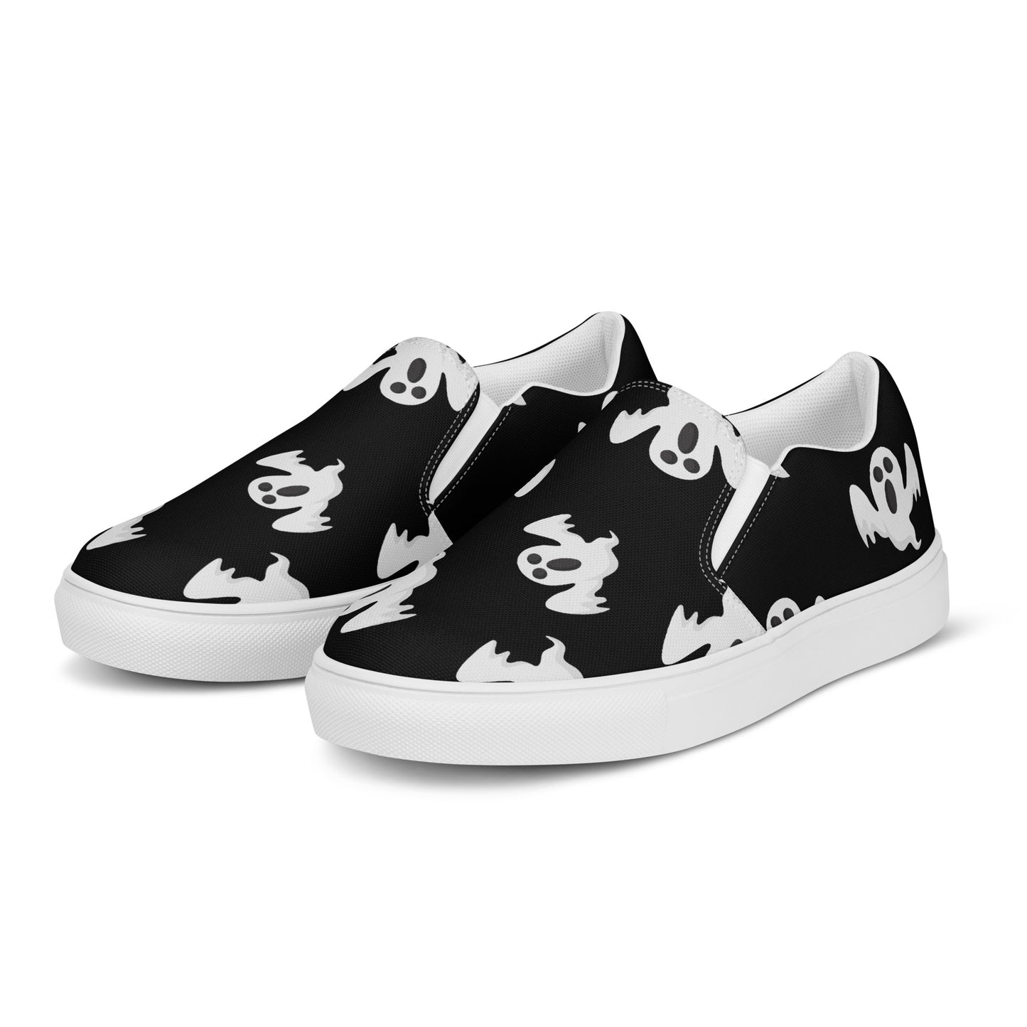 Chaussures à enfiler en toile pour hommes - Halloween - Fantômes