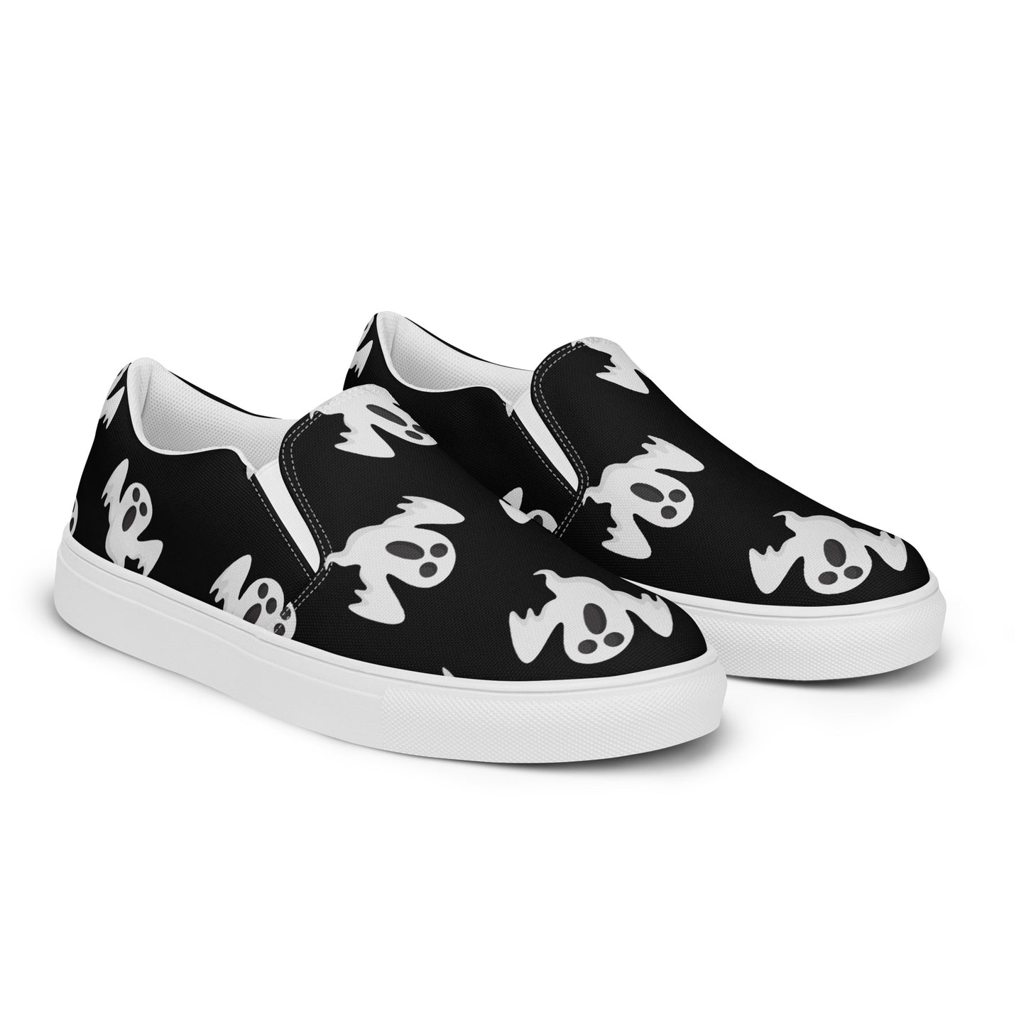 Chaussures à enfiler en toile pour hommes - Halloween - Fantômes