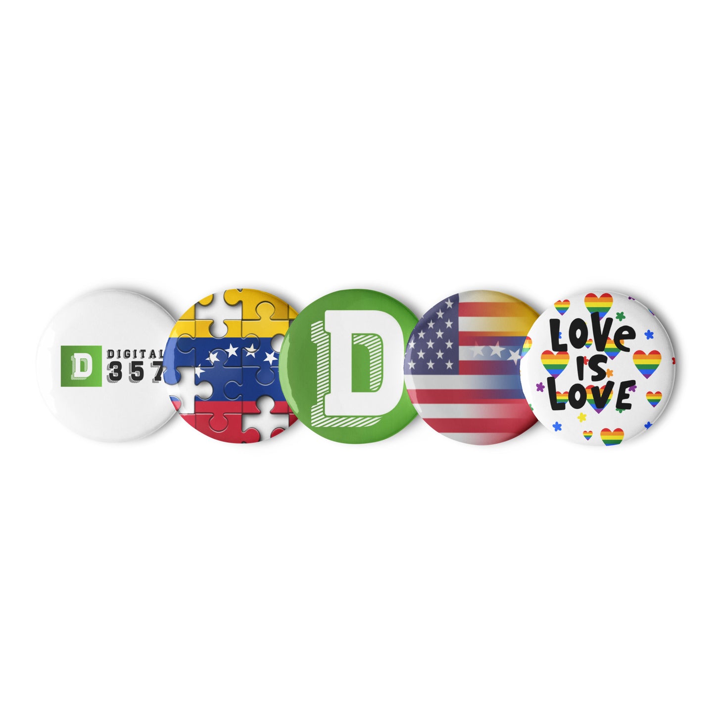 Conjunto de botones pin - Personalizado