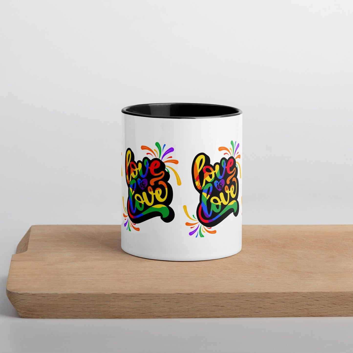 Taza con Interior de Color - Love is Love - 01