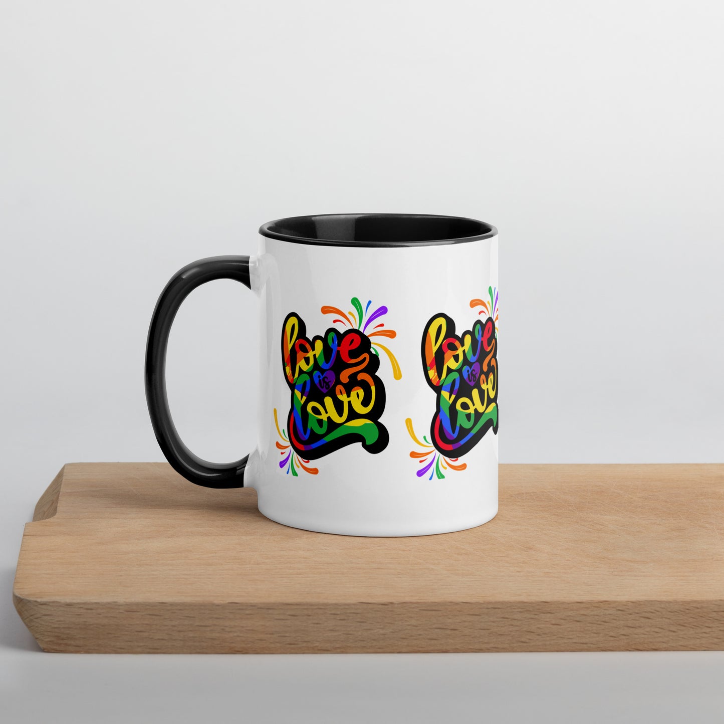 Taza con Interior de Color - Love is Love - 01