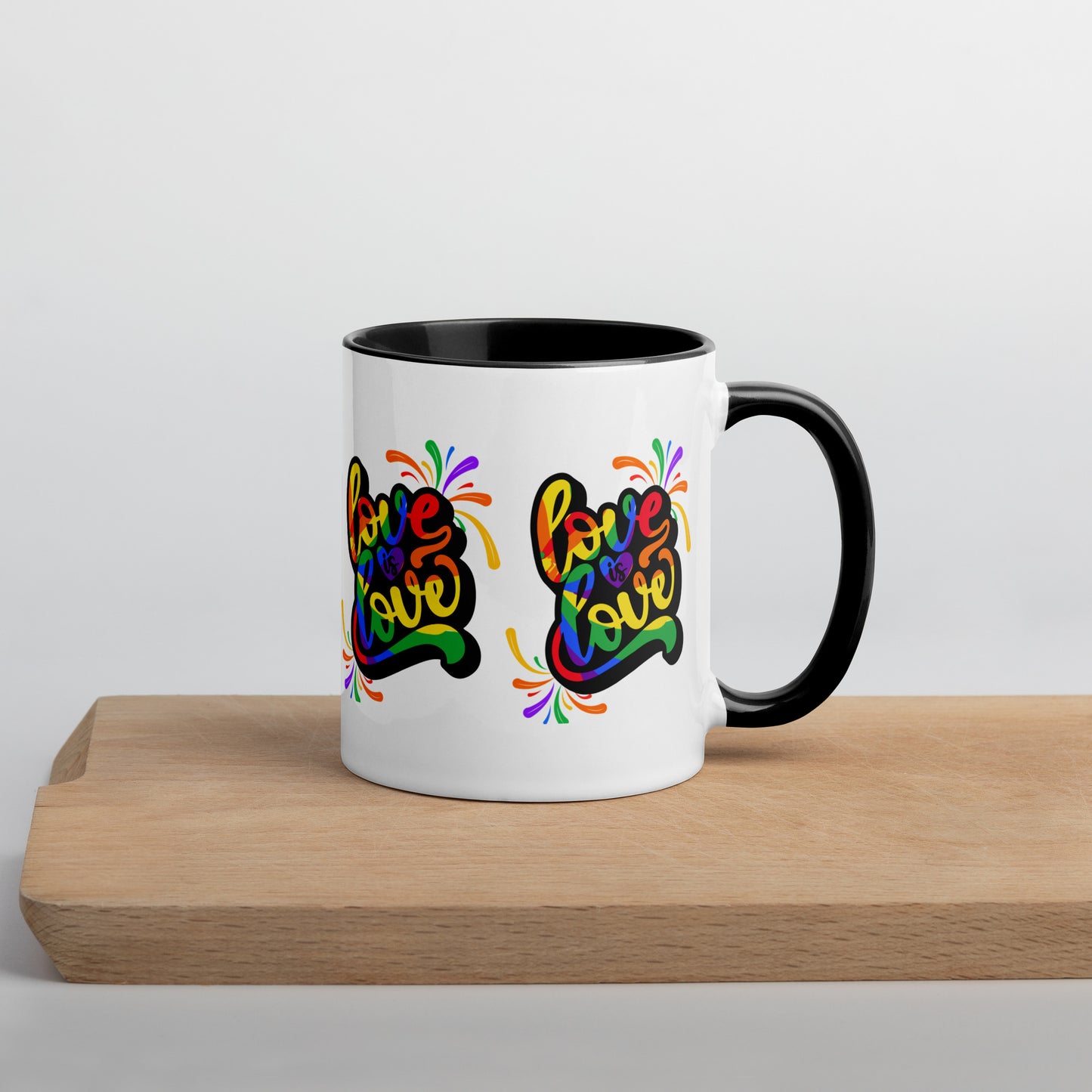 Taza con Interior de Color - Love is Love - 01