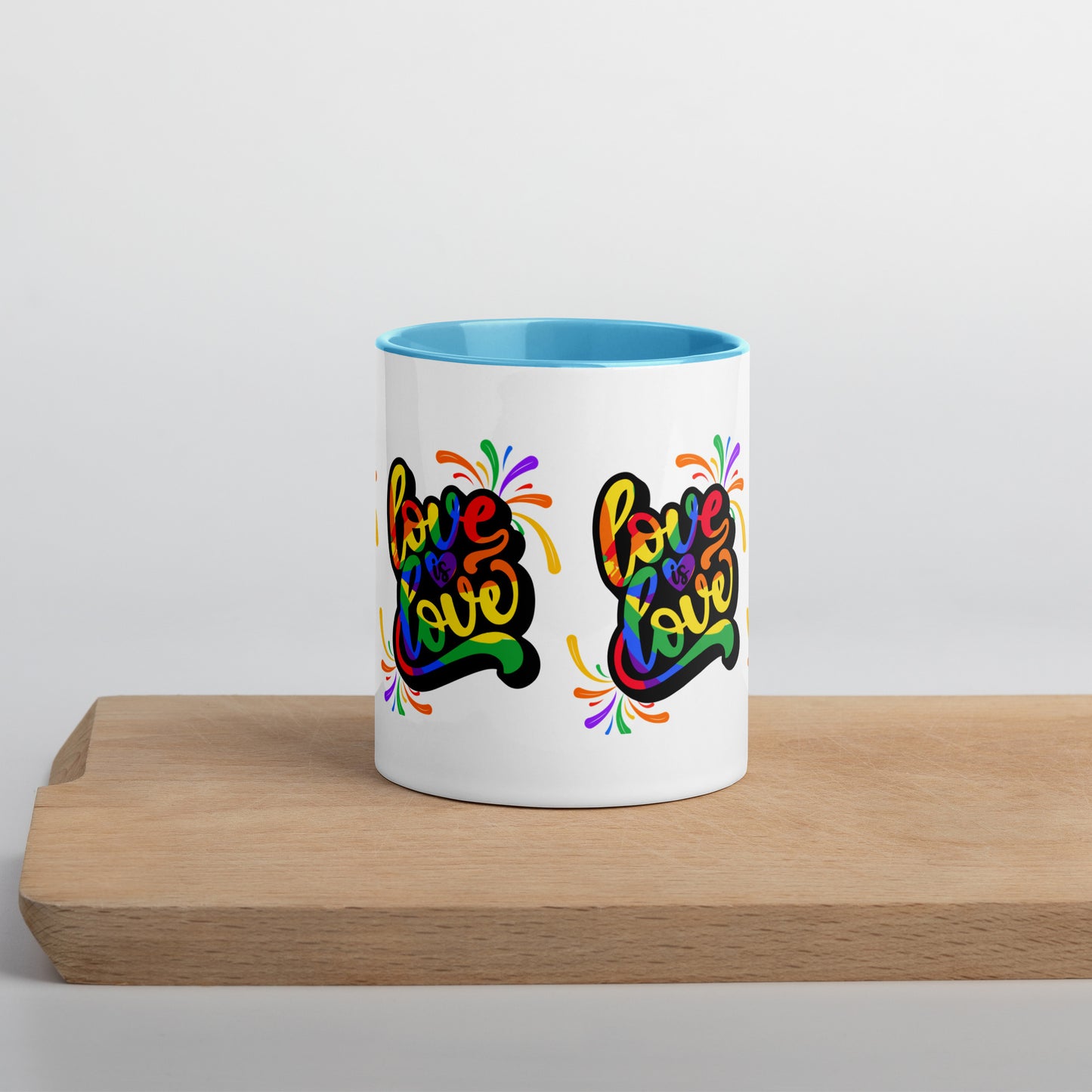 Taza con Interior de Color - Love is Love - 01