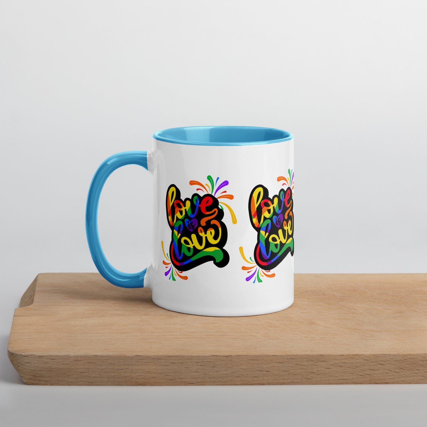 Taza con Interior de Color - Love is Love - 01