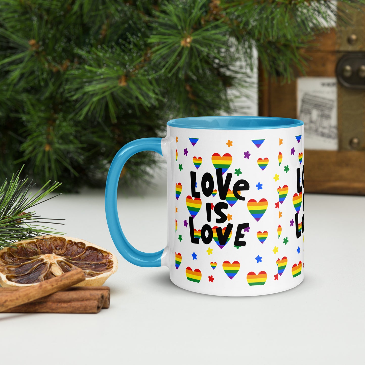 Mug with Color Inside - Love is Love - 02