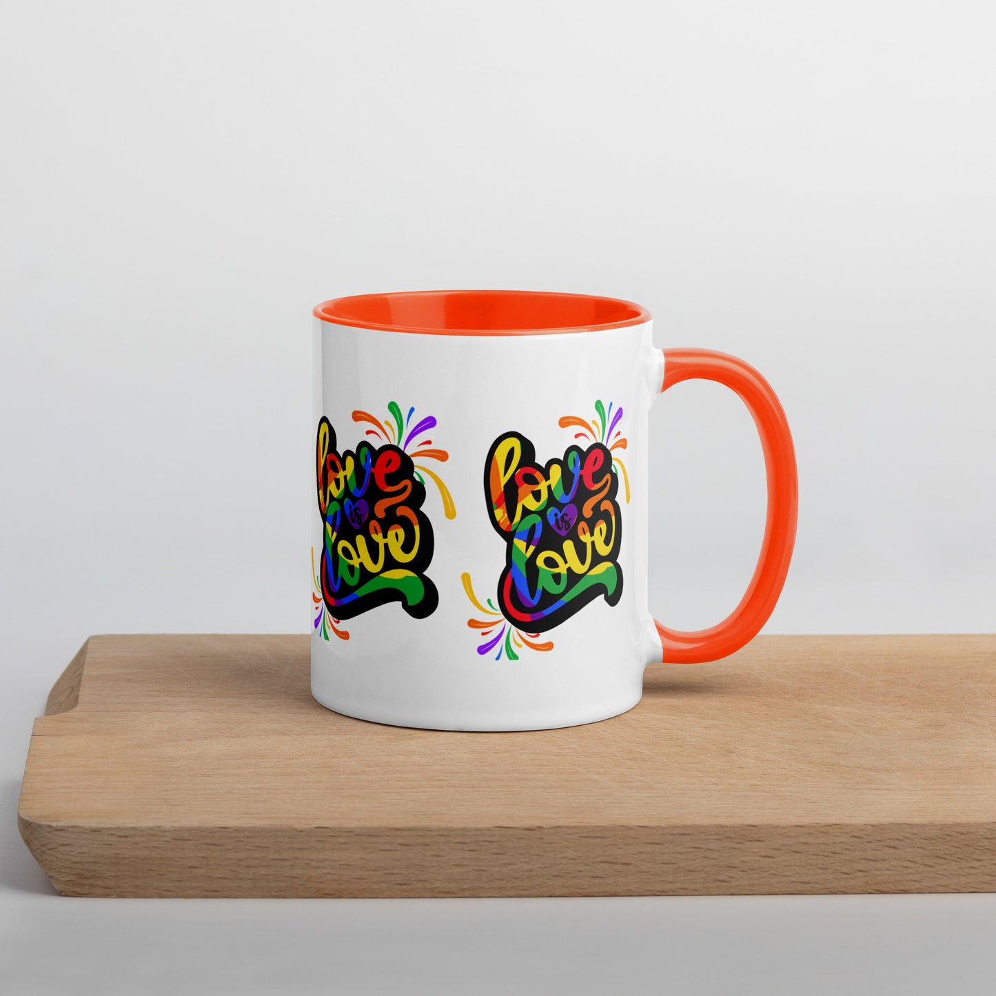 Taza con Interior de Color - Love is Love - 01