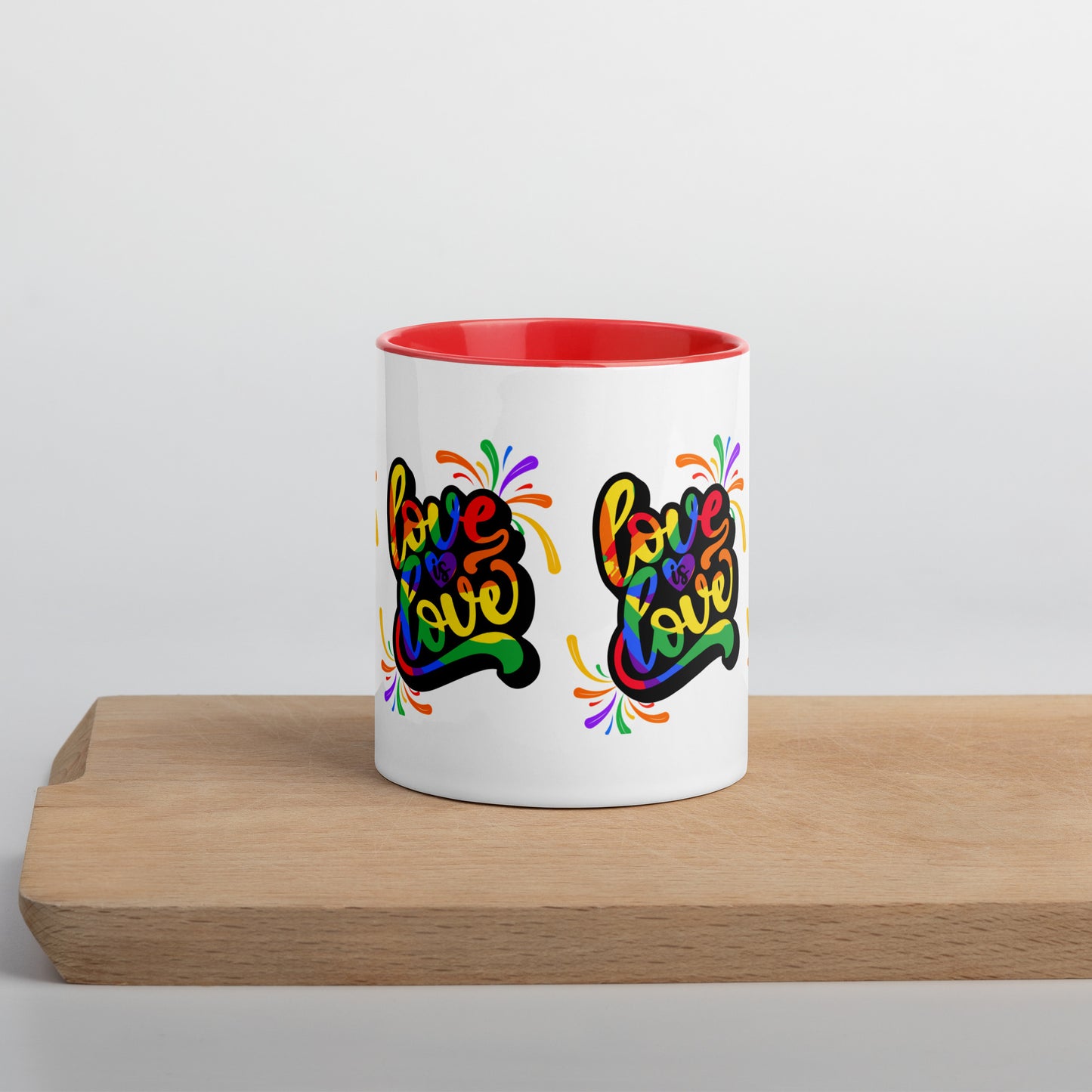 Taza con Interior de Color - Love is Love - 01