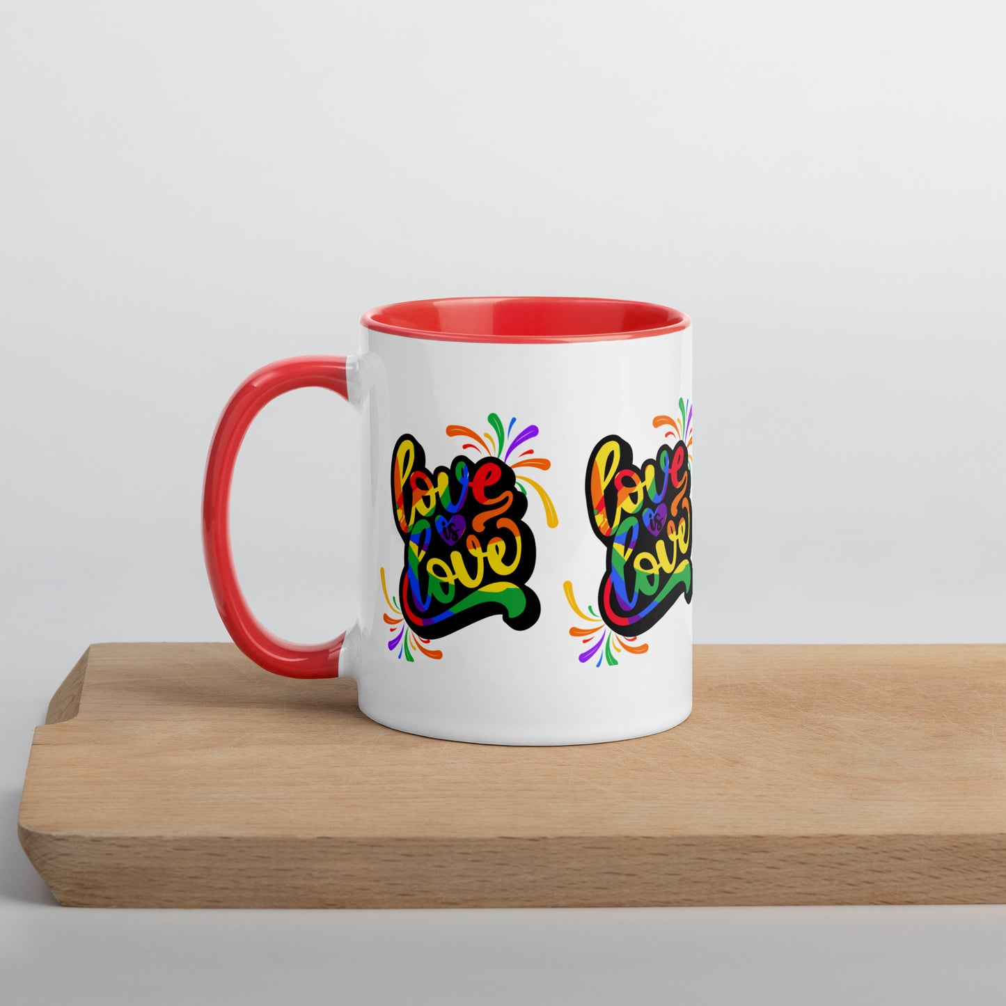 Taza con Interior de Color - Love is Love - 01