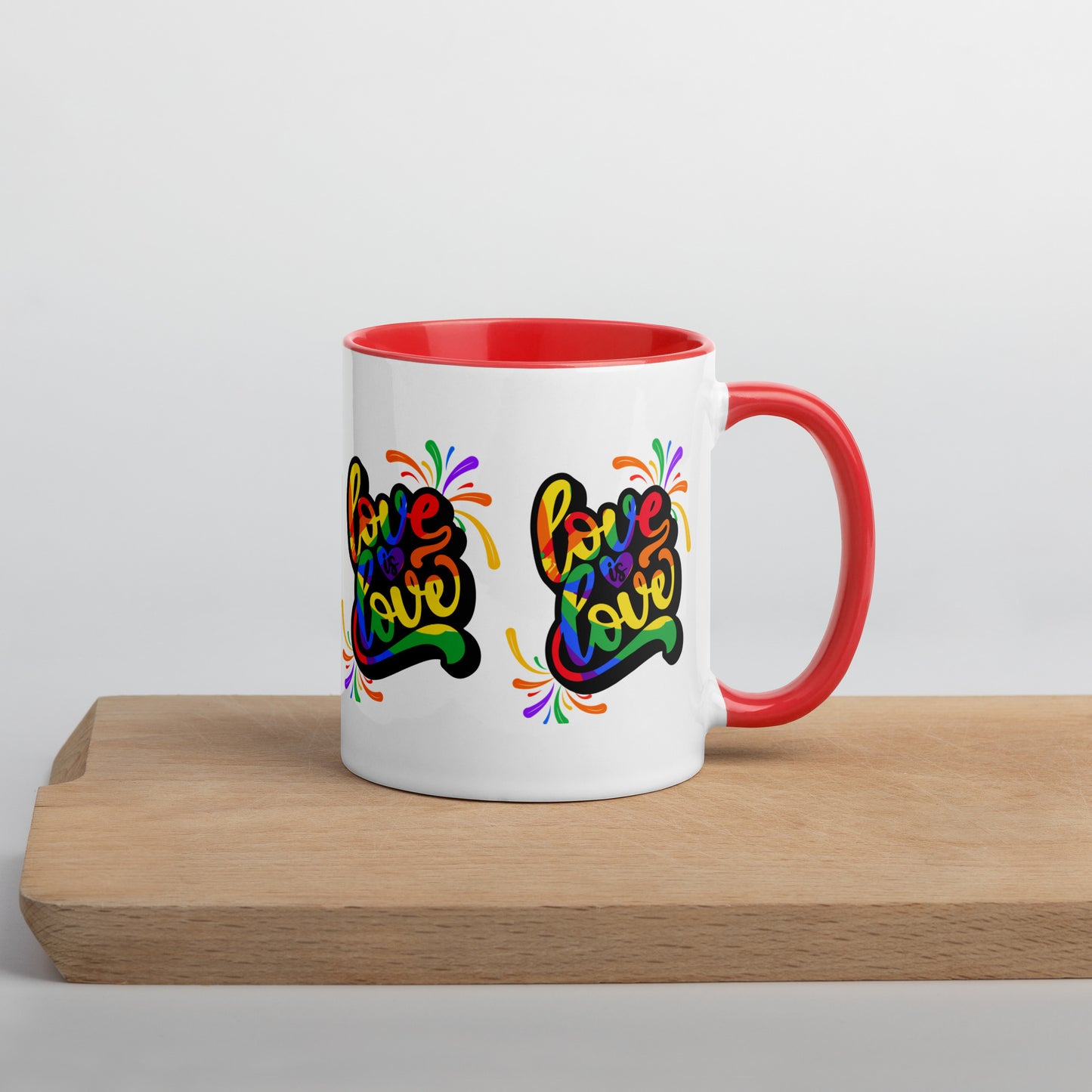 Taza con Interior de Color - Love is Love - 01
