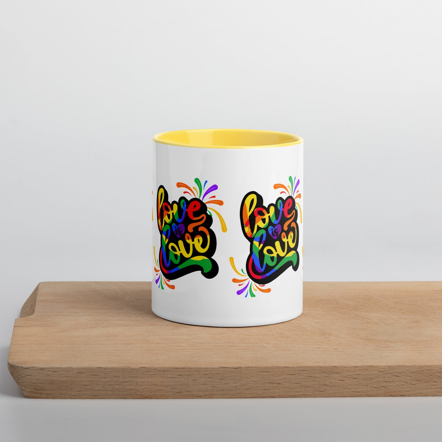 Taza con Interior de Color - Love is Love - 01