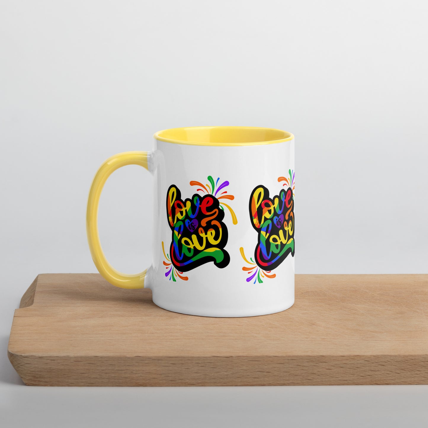 Taza con Interior de Color - Love is Love - 01