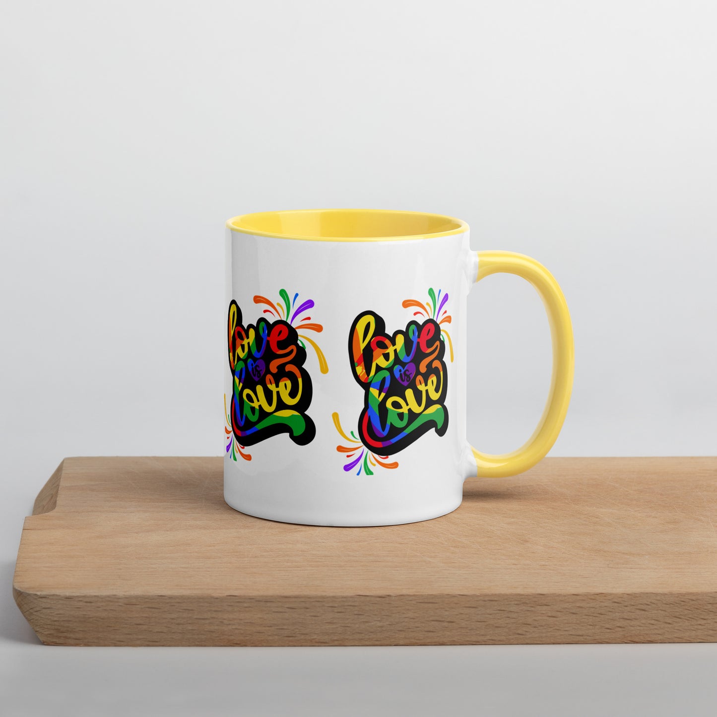 Taza con Interior de Color - Love is Love - 01