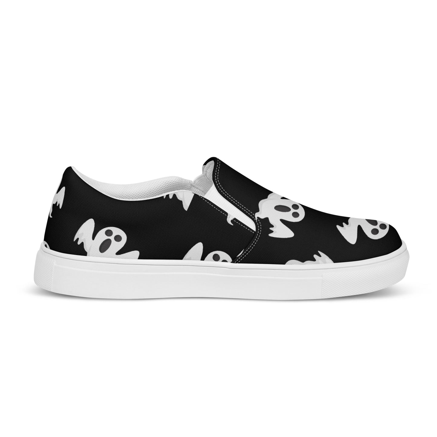 Chaussures à enfiler en toile pour femmes - Halloween - Fantômes