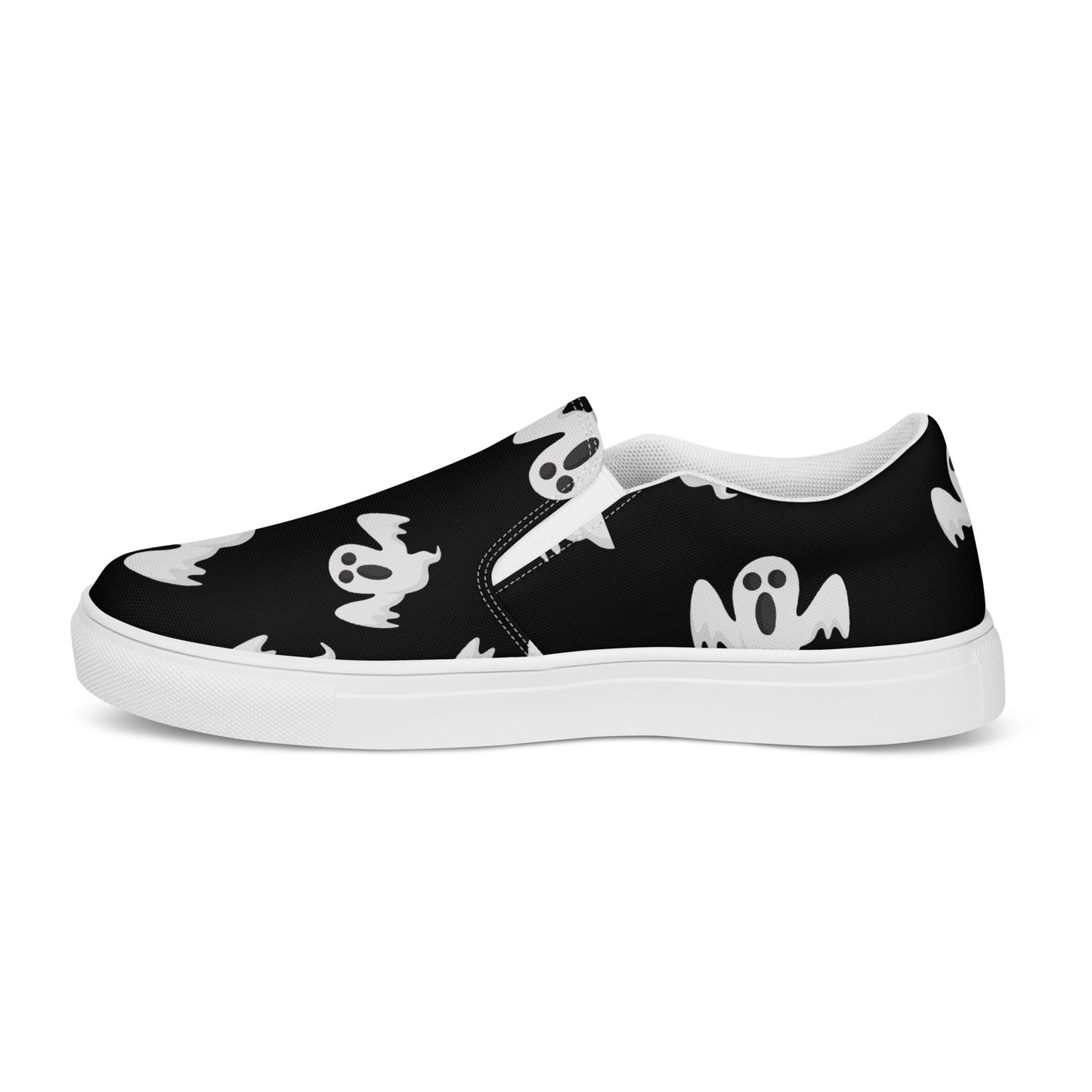 Chaussures à enfiler en toile pour femmes - Halloween - Fantômes