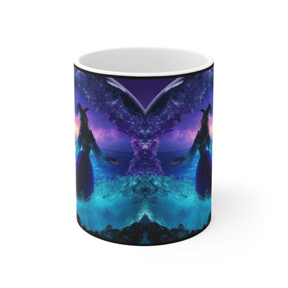 Ceramic Mug 11oz - Halloween Witch AI - 01