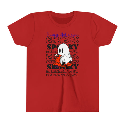 Camiseta de manga corta juvenil - Halloween - Little Ghost - 09