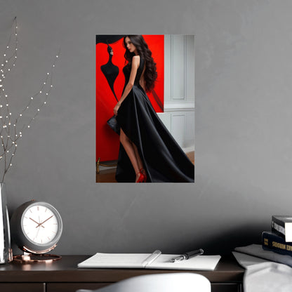 Posters - Elegant woman - Vertical Matte Posters - 02