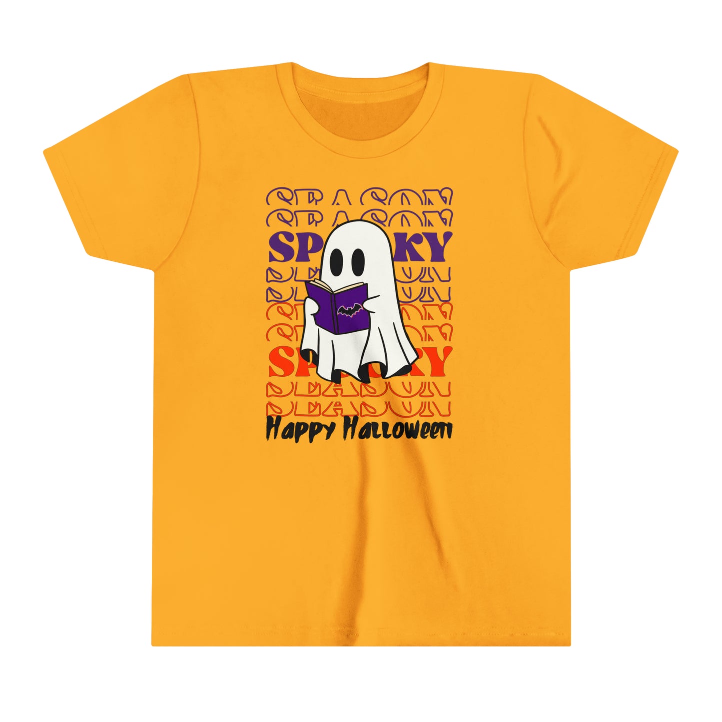 Youth Short Sleeve Tee - Halloween - Little Ghost - 07