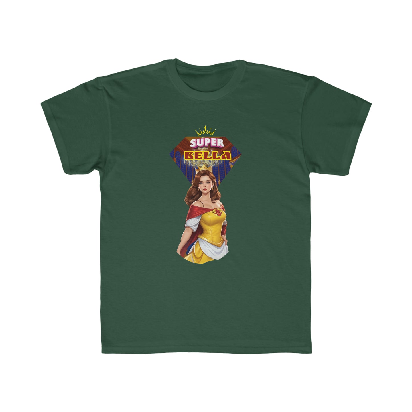 Camiseta de corte regular para niños - Princesas Heroína Bella