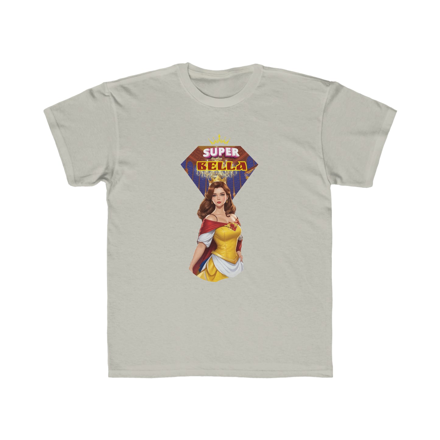 Camiseta de corte regular para niños - Princesas Heroína Bella