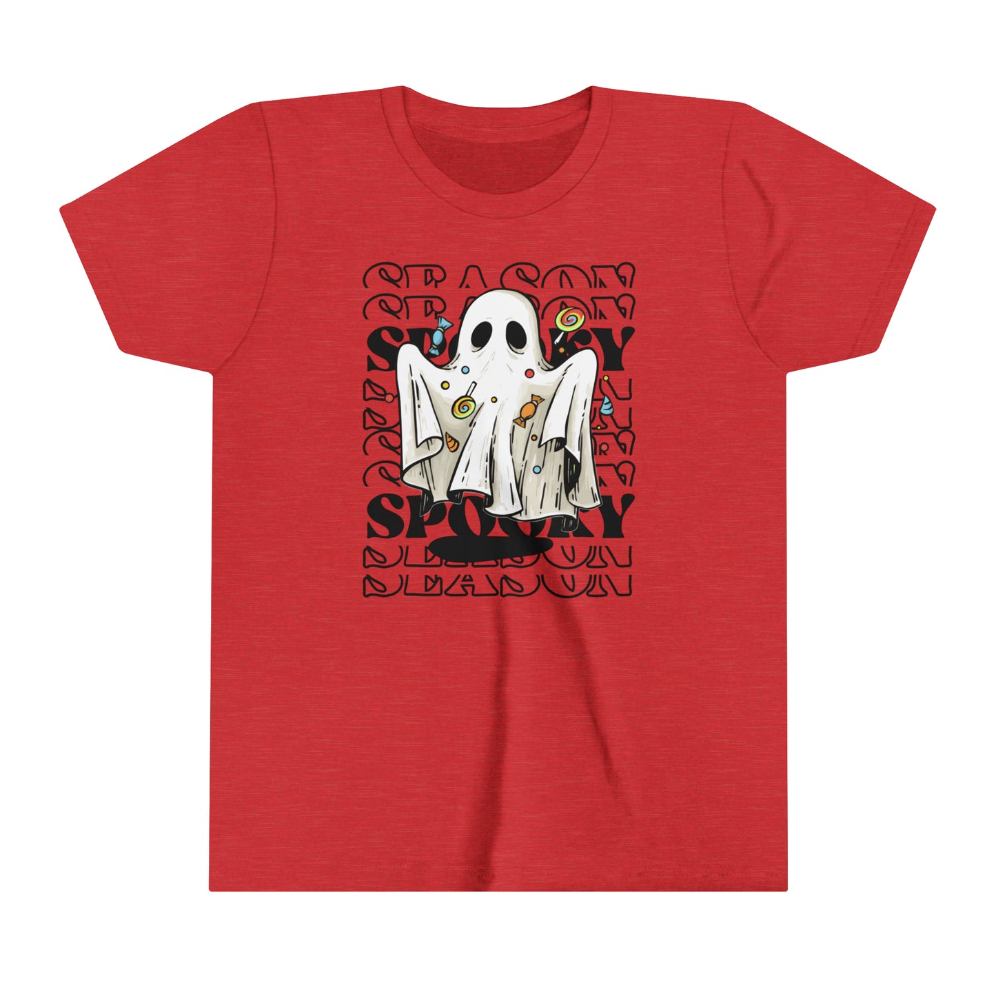 Youth Short Sleeve Tee - Halloween - Little Ghost - 05