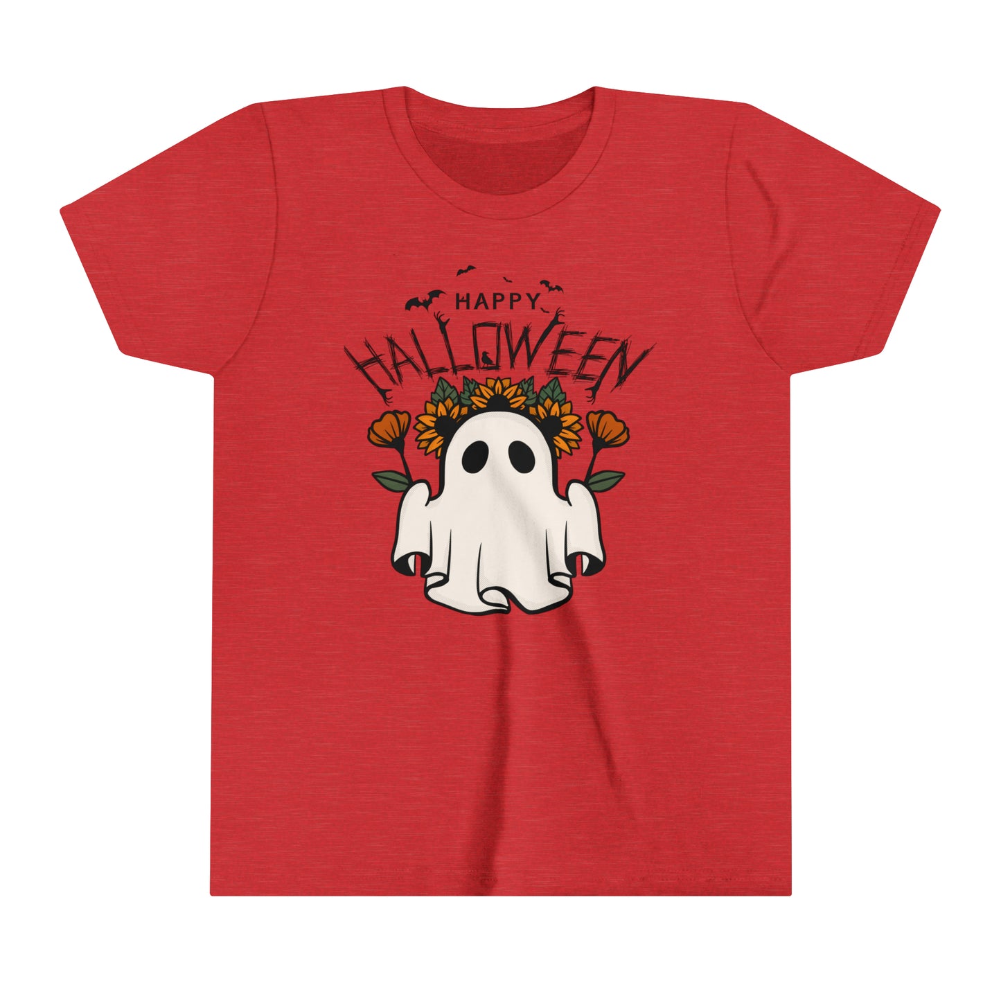 T-shirt à manches courtes pour jeunes - Halloween - Petit Fantôme - 03