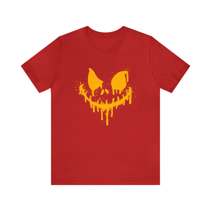 Unisex Jersey Short Sleeve Tee - Halloween Horror face - 03