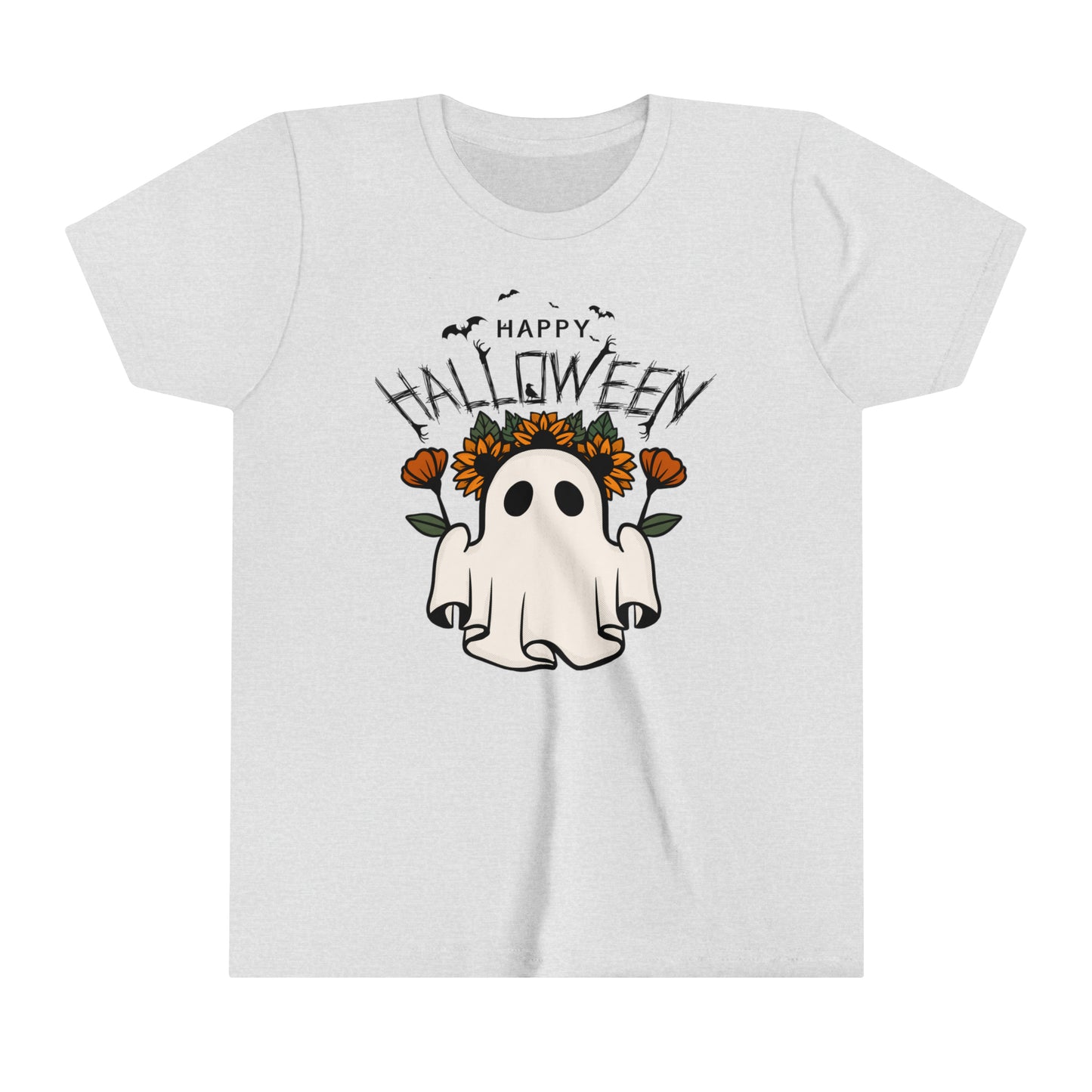 T-shirt à manches courtes pour jeunes - Halloween - Petit Fantôme - 03