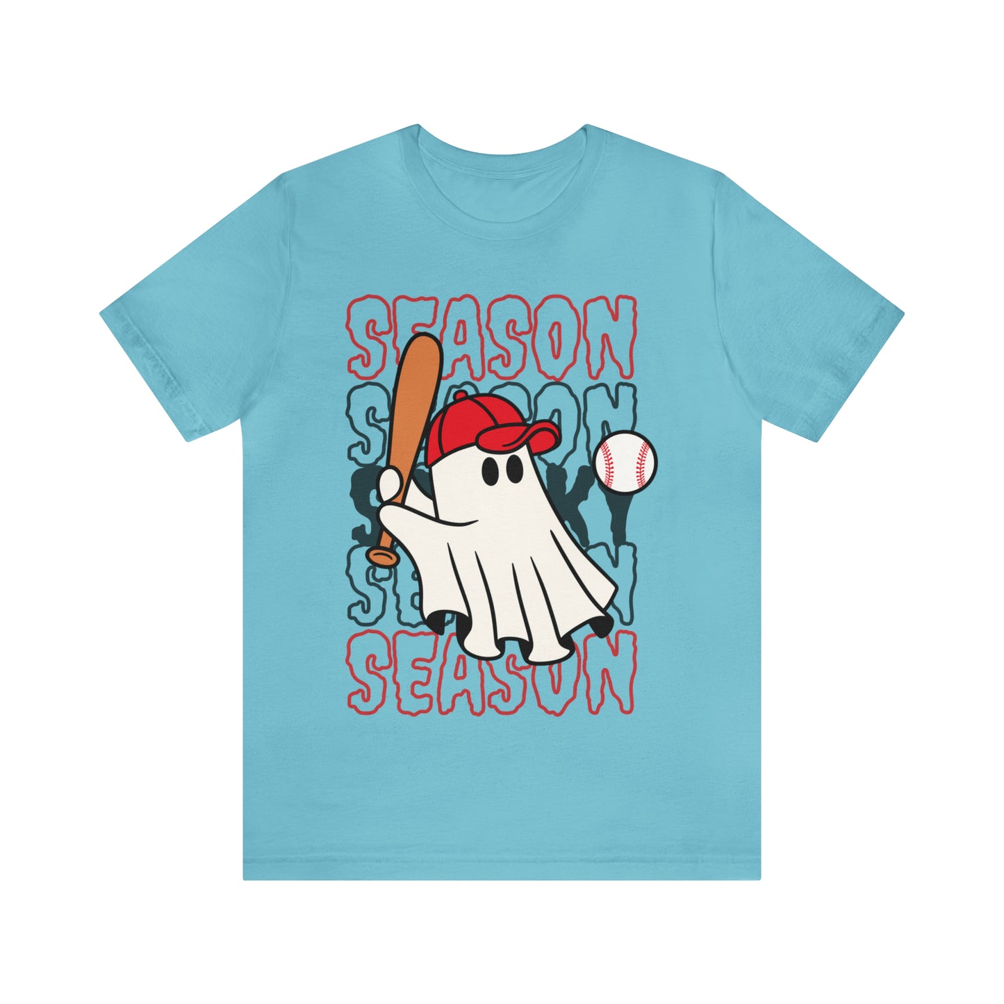 Camiseta de manga corta de jersey unisex - Halloween - Pequeño fantasma - 19