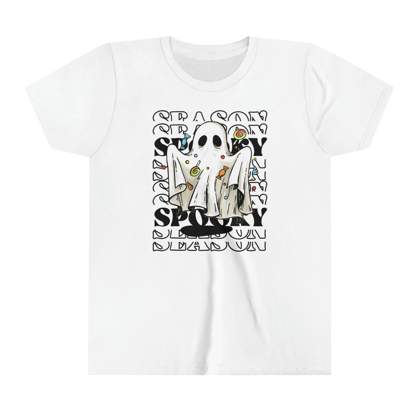 Camiseta de manga corta juvenil - Halloween - Little Ghost - 05