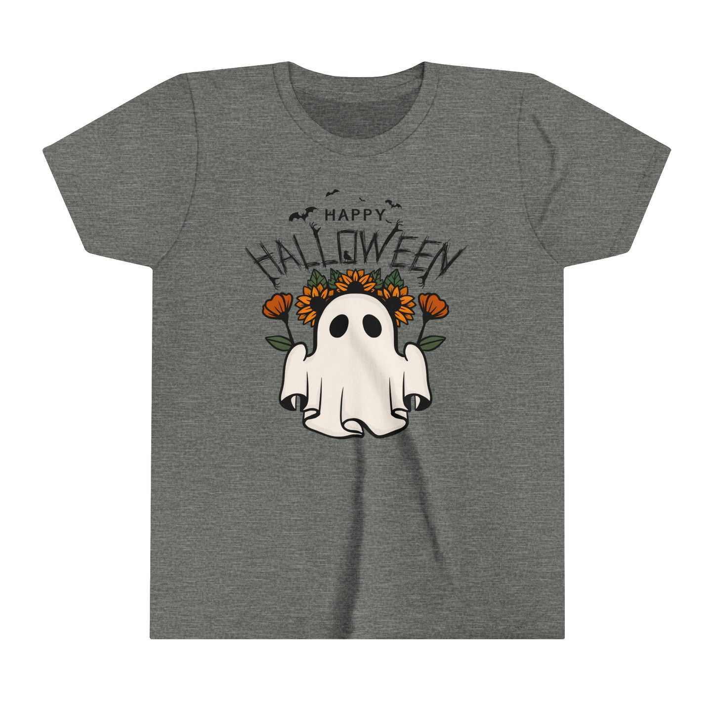 T-shirt à manches courtes pour jeunes - Halloween - Petit Fantôme - 03