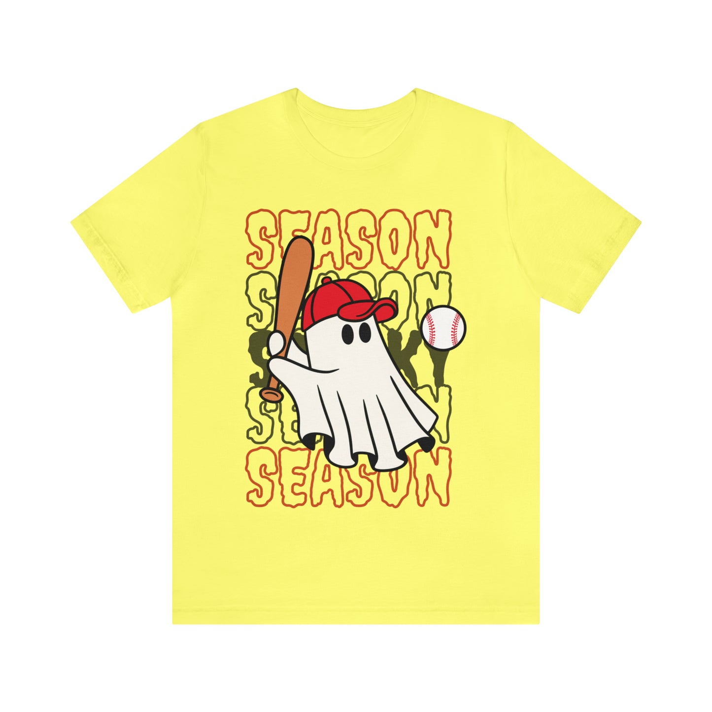 Camiseta de manga corta de jersey unisex - Halloween - Pequeño fantasma - 19