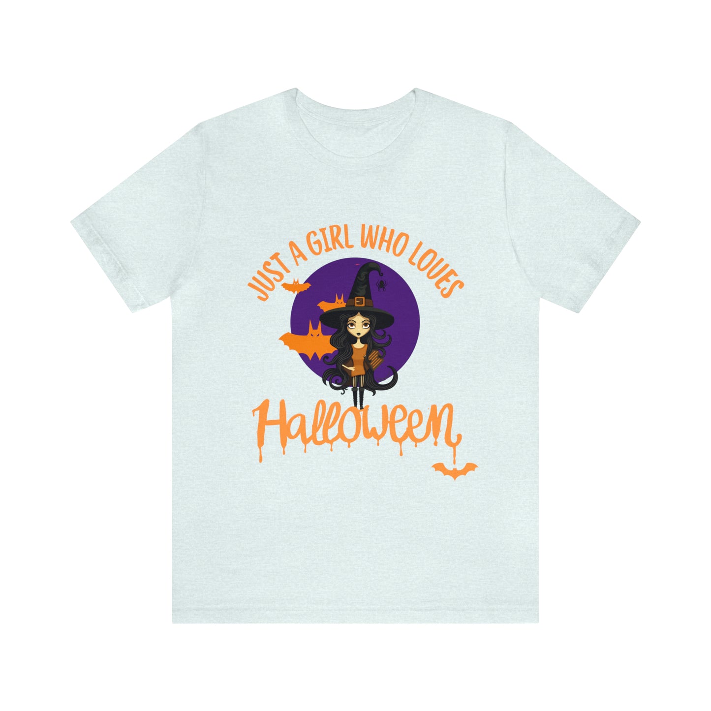 Tee-shirt à manches courtes en jersey unisexe - Halloween - Just a Girl - 01