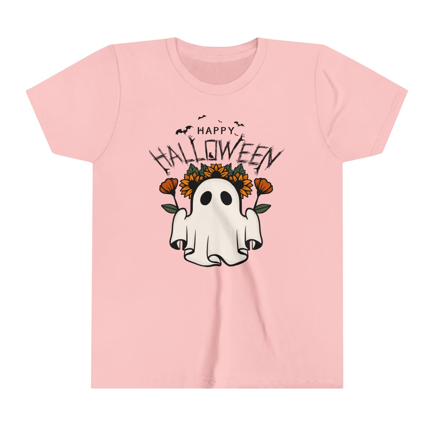 T-shirt à manches courtes pour jeunes - Halloween - Petit Fantôme - 03