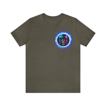 Camiseta de manga corta unisex Jersey - Calaveras de brujas de Halloween - 07