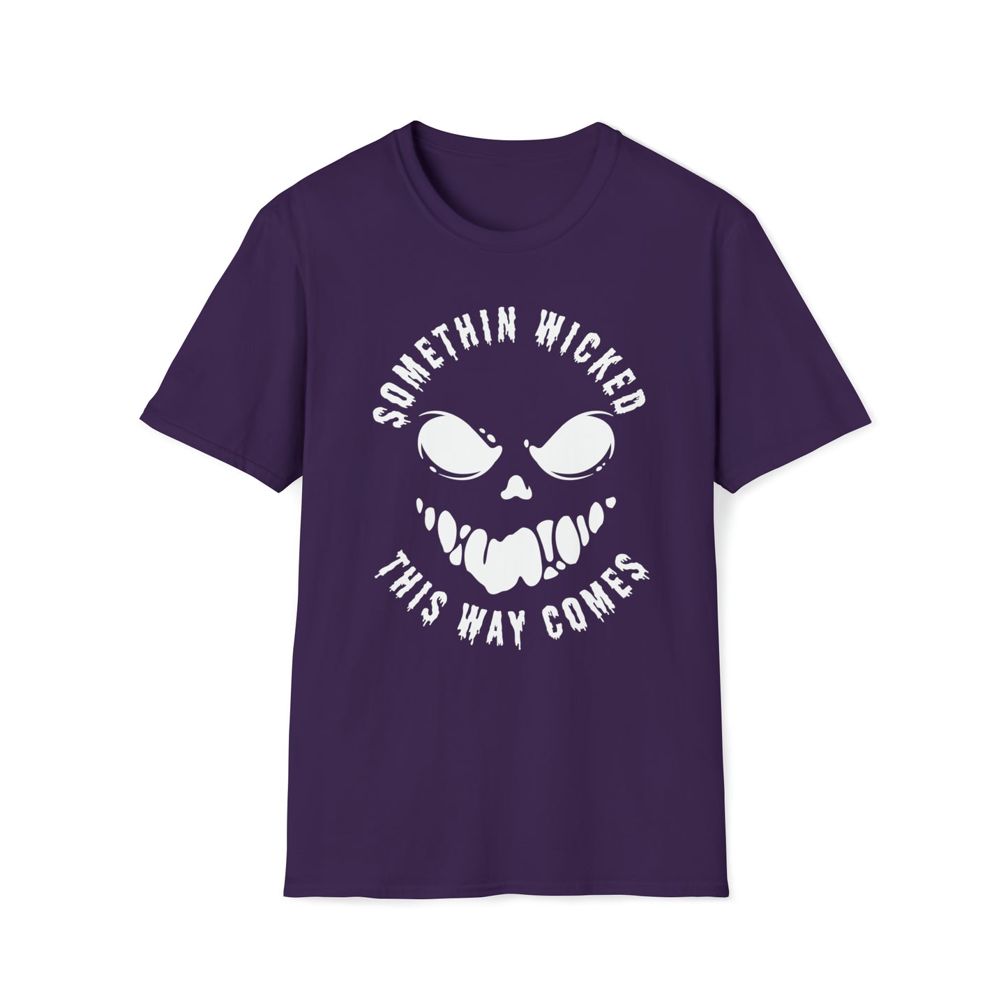 Camiseta unisex Softstyle - Halloween - Algo malvado - 01